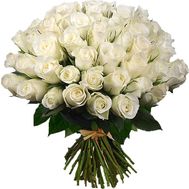 51 біла імпортна троянда