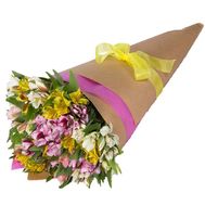 Alstroemeria in Kraft