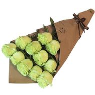 Каскадний букет імпортних троянд