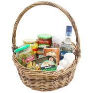 Корзина продуктовая подарочная