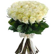 Кращий букет білих троянд