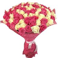 Lovely bouquet of 101 roses