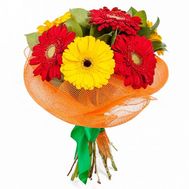 A small bouquet of gerberas