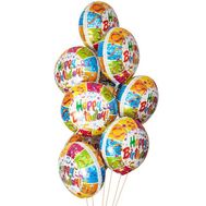 Хмара фольгованих кульок на День Народження