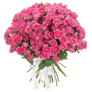 Pink small-colored roses