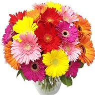 Bright bouquet of gerberas