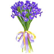 Irises in a bouquet