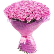 Large bouquet of pink roses
