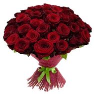 Букет из 55 красных роз