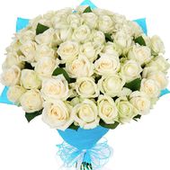 Букет из белых роз