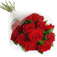 Букет із червоних троянд