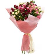 Bouquet of bush roses