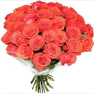 Букет оранжевых роз