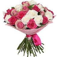 Букет разноцветных роз