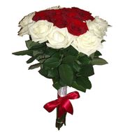 Букет сердце из роз