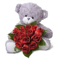 Букет в форме сердца