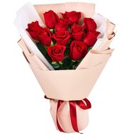 Букет червоних троянд