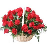 Basket of roses