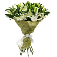 Красивый букет лилий