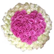 Heart of 101 roses