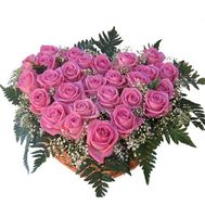 Сердце из цветов