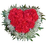 Серце з квітів