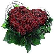 Сердце из цветов