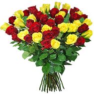 Яркий букет роз