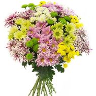 21 хризантема в букете