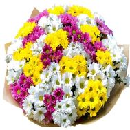 Большой букет хризантем