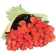 Букет оранжевых роз