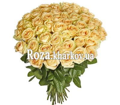 51 персикова троянда в букеті 51 персикова троянда в букеті