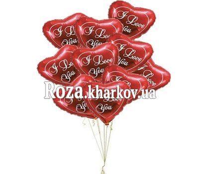 Фольгированные сердца