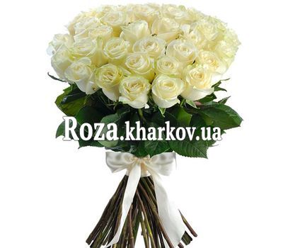 Лучший букет белых роз