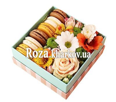 Маленькая коробочка с макарунами