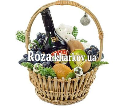 New year basket with bail