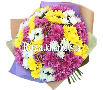 Превосходный букет хризантем