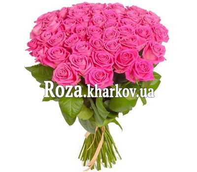 Розовые розы для девушки