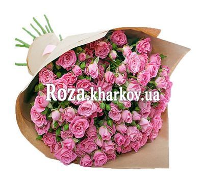 Самый красивый букет из кустовых роз