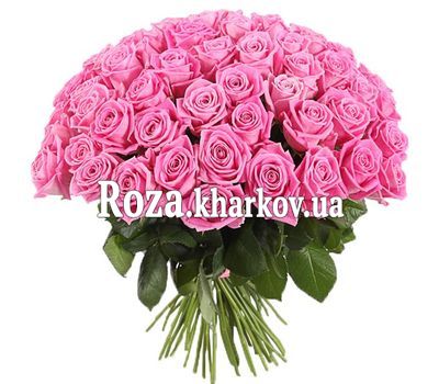 Шикарний букет рожевих троянд Шикарний букет рожевих троянд