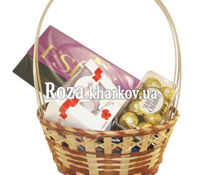 Sweet gifts in the basket