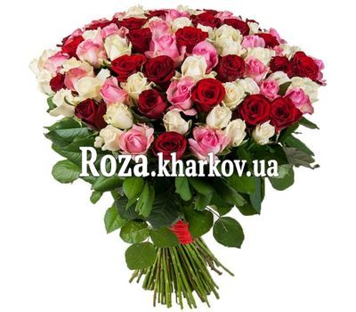 Восхитительный букет из 101 розы