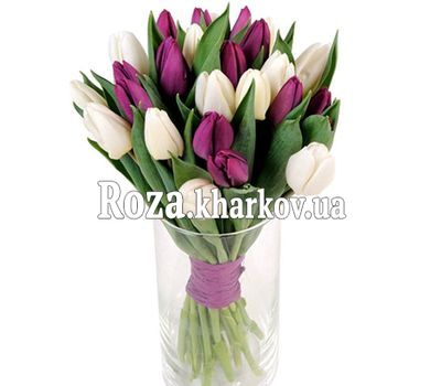 Дизайнерский букет тюльпанов