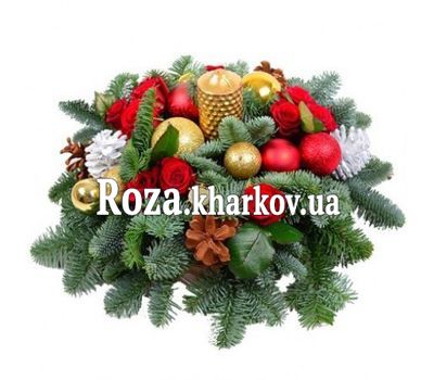 Composition on the festive table