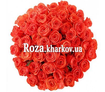 Великий букет помаранчевих троянд