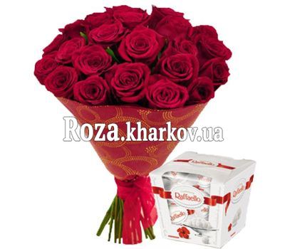25 roses and rafaello