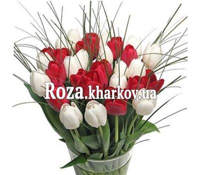 Букет цветов из тюльпанов