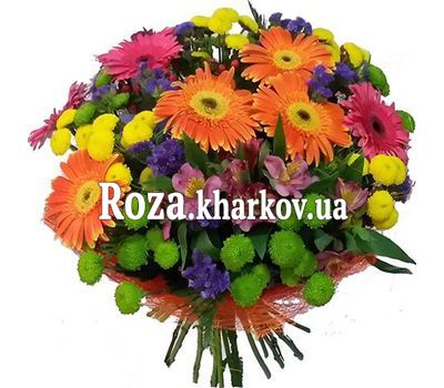 Букет из цветов микс