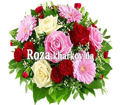 Букет из роз и гербер