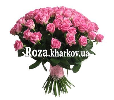 Букет із рожевих троянд